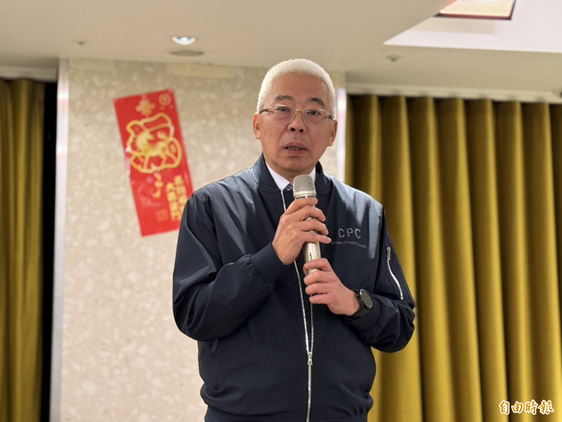 中油董事長方振仁。（記者林菁樺攝）