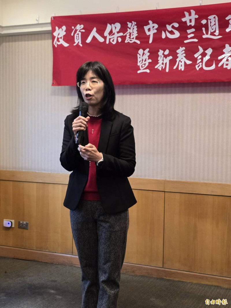 投保中心呼籲上市櫃公司，針對股東會「董事選舉」及「解除董事競業禁止限制」議案，須強化說明及資訊揭露。圖為投保中心董事長張心悌。（資料照）