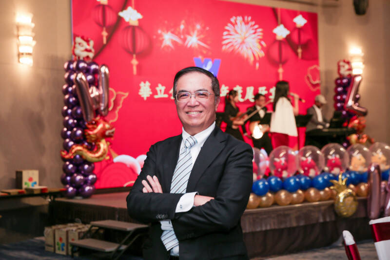 圖為華立董事長張尊賢。（華立提供）