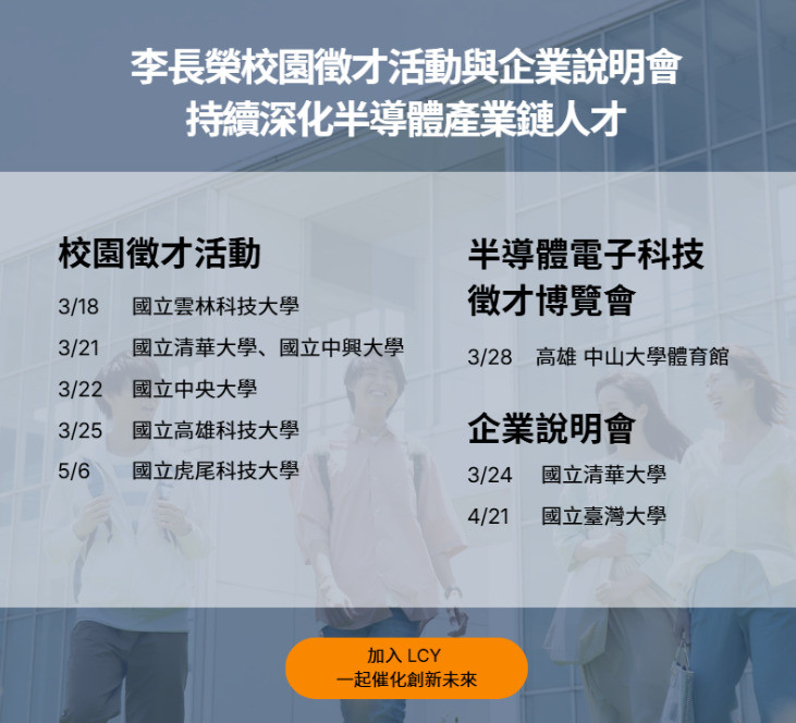 李長榮化工啟動AI加速元年，斥資上億元加碼投資半導體人才。（業者提供）