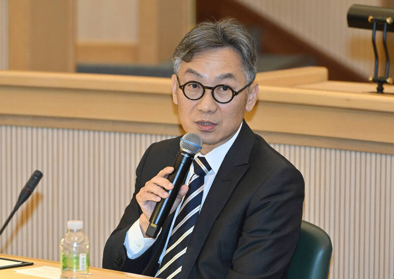 施羅德投信董事長謝誠晃。（記者田裕華攝）