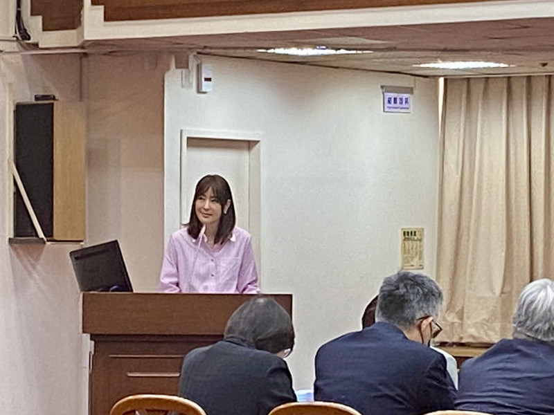 台北101董事長賈永婕今赴立法院財政委員會備詢。（記者鄭琪芳攝）