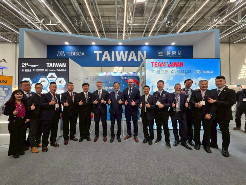 無人機聯盟赴德參展  台灣館展示「非紅供應鏈」實力