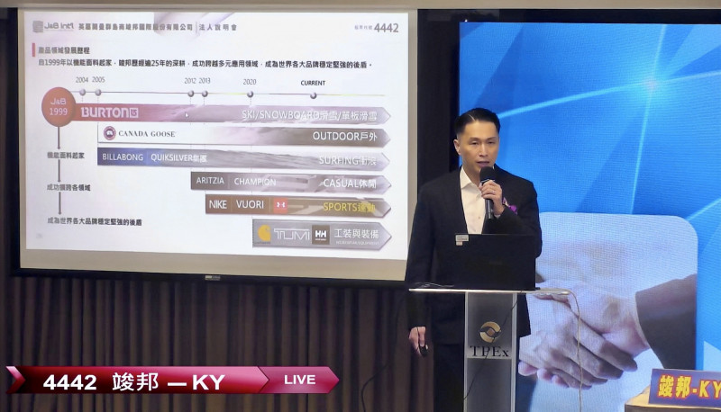 竣邦運動產品占比逾六成 越南擴產與轉單推升成長動能