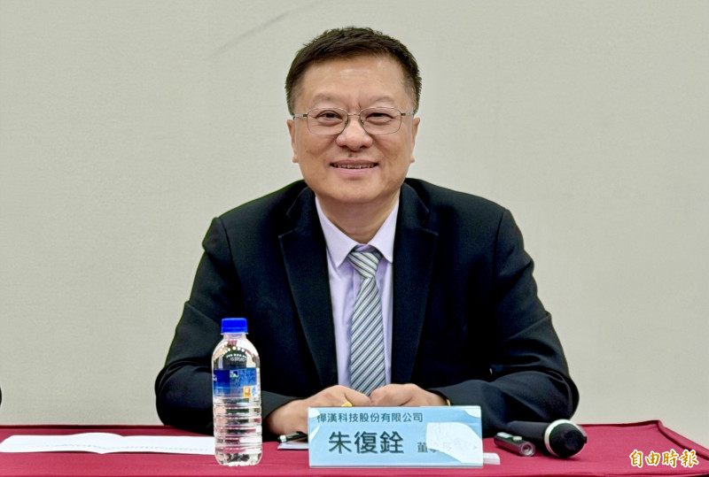 樺漢董事長朱復銓看好今年成長動能來自北美市場與AI基礎建設需求。（記者方韋傑攝）