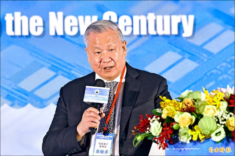 旺宏電子董事長吳敏求。（資料照）