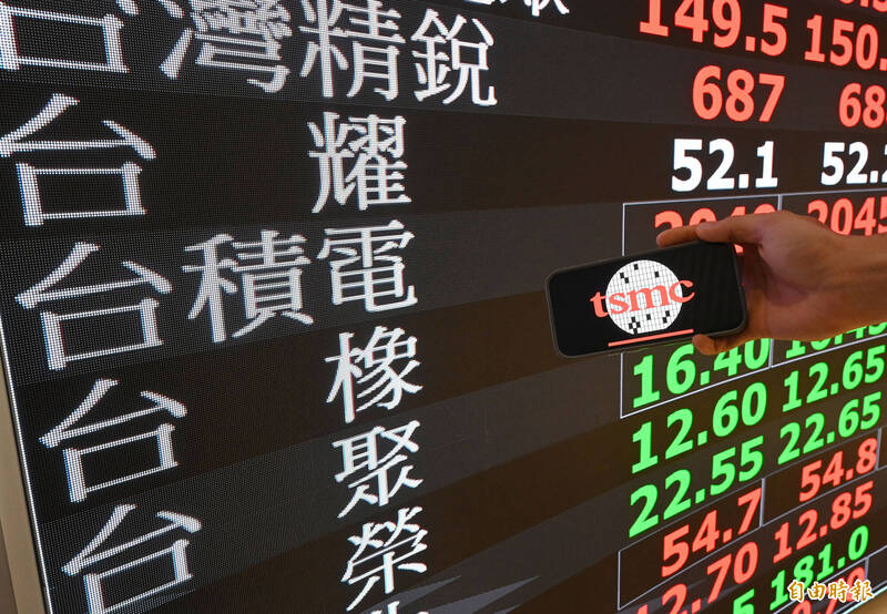 在AI浪潮推動下，台股表現不俗。（資料照）