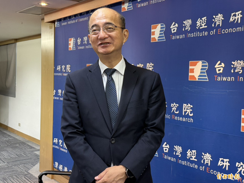 台經院院長張建一。（記者林菁樺攝）