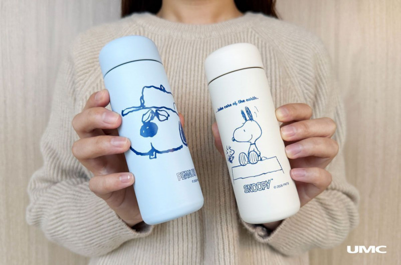 聯電股東會紀念品「史努比口袋保溫瓶」  本週三起領