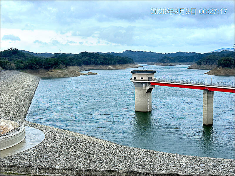 寶山寶二水庫蓄水率回升近7成  新竹水情今起轉綠燈