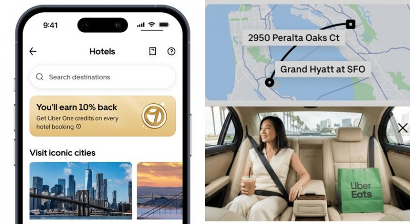 Uber新功能登場！跨足「飯店預訂」、推旅遊模式 打造一站式生活平台