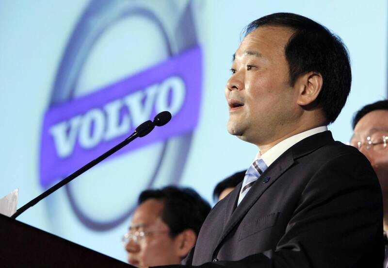 吉利汽車創辦人李書福很早便開始將Volvo視為潛在的收購目標。（路透資料照）