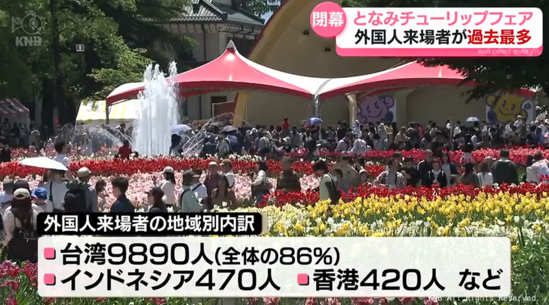 近9成都是台灣人去賞花！日本「這地區」外國客破紀錄、官方曝爆量原因
