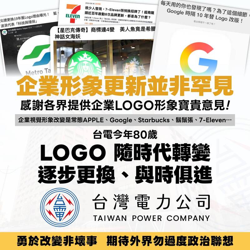 花96萬換LOGO字體掀兩極反應！ 台電發聲：不只是畫一張圖