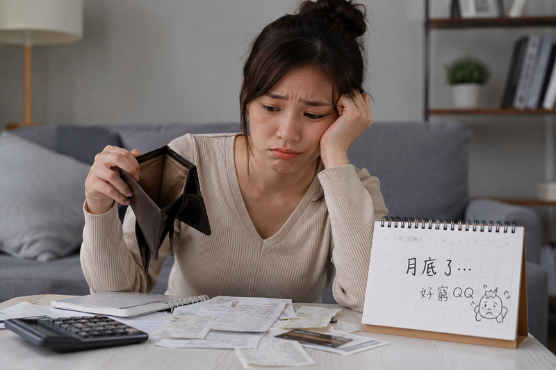 年薪百萬近6成慘淪月光族！月底免吃土就靠這2招