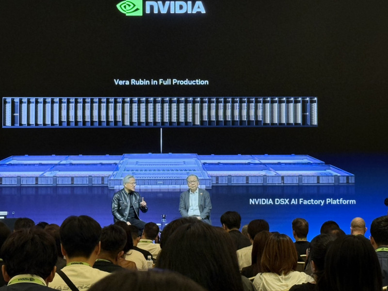 黃仁勳全球記者會 聯發科蔡力行驚喜現身