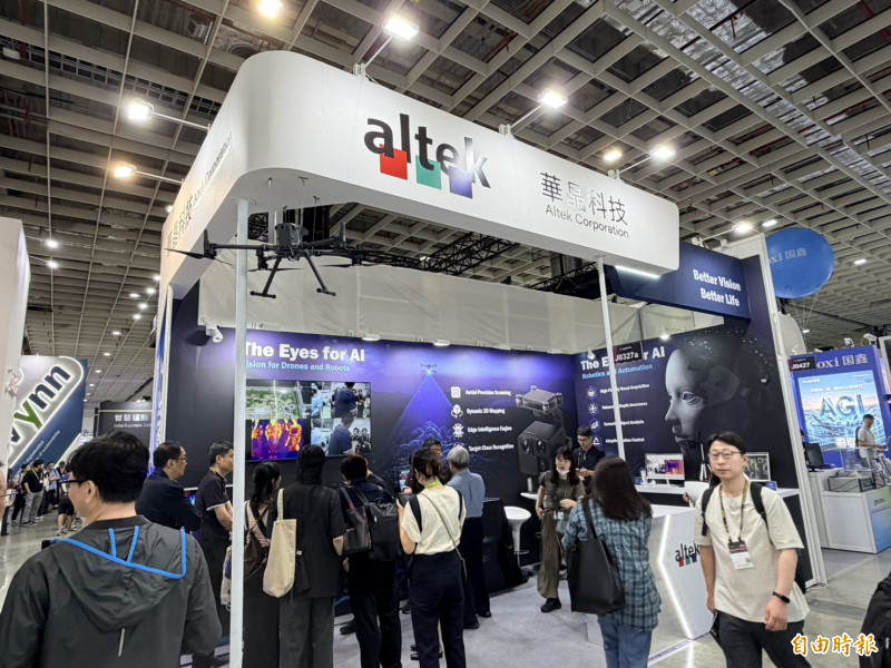 華晶科今年參展台北國際電腦展（Computex）。（記者歐宇祥攝）
