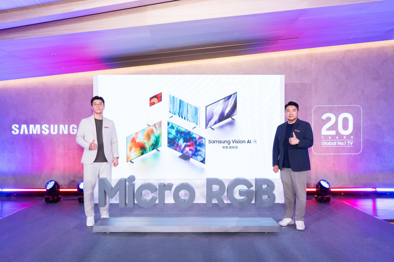 三星攻大尺寸、高階電視市場 Micro RGB登台助攻滲透率衝30％