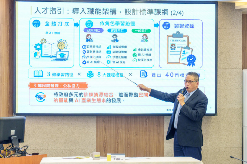 AI能力納入公務體系！數發部推認證新制  首波採認25張國際證照