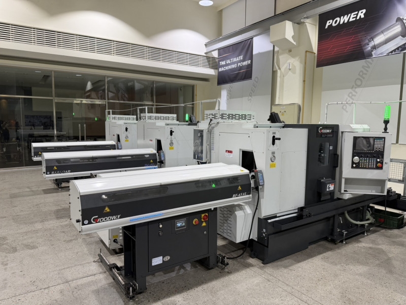 程泰機台採用新代控制器。（記者林菁樺攝）
