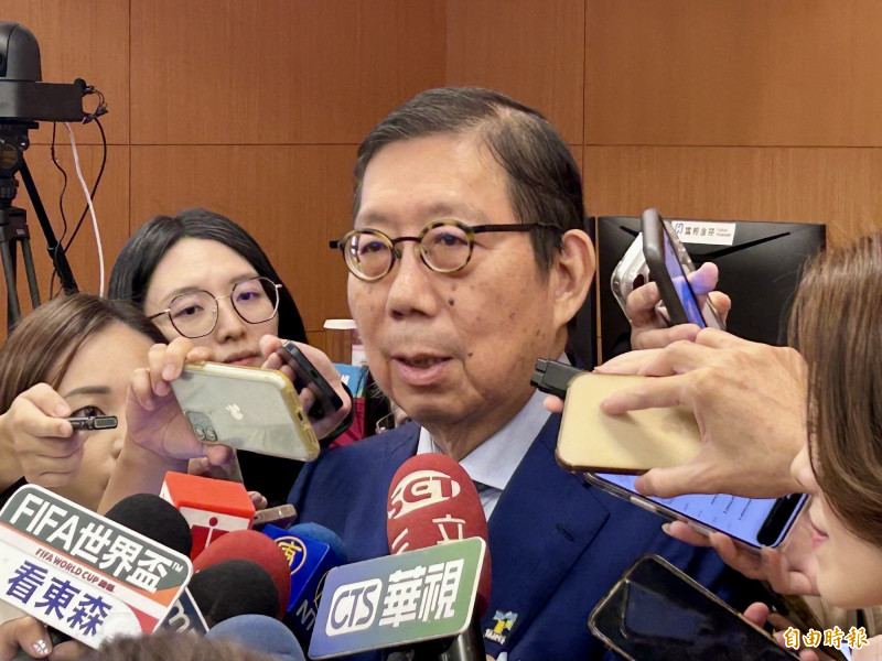 富邦金控董事長蔡明興。（記者吳欣恬攝）