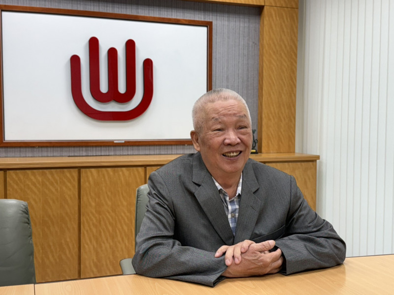 楠梓電董事長徐漢忠。（記者卓怡君攝）
