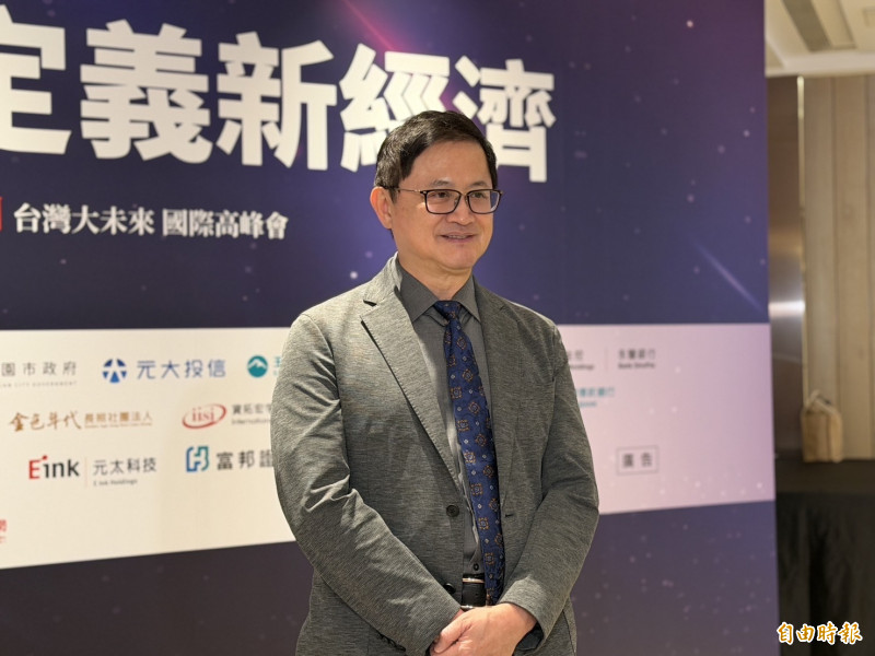童子賢認為，品牌廠願意投入資金支持台灣供應鏈擴產，也反映企業經過評估之後，已不再忌諱台海風險。（記者方韋傑攝）