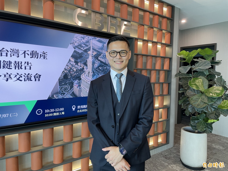 世邦魏理仕總經理林敬超表示，目前商用不動產購買主力為科技業。（記者徐義平攝）
