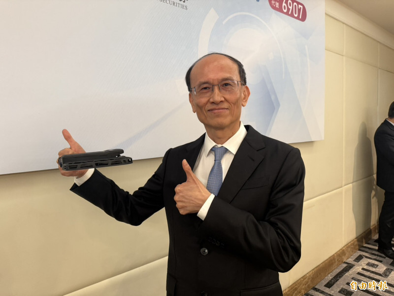 雅特力董事長王國雍。（記者卓怡君攝）