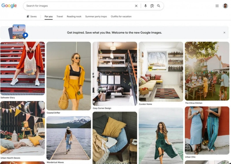 Google圖片（Google Images）迎來25週年，宣布將有全新的Google圖片首頁。（截自官方部落格）