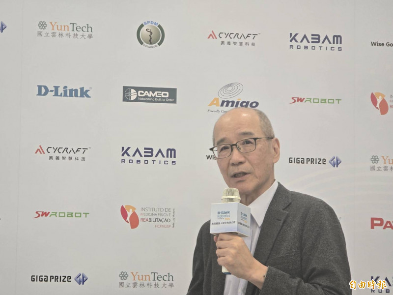 友訊董事長張家瑞。（記者王憶紅攝）
