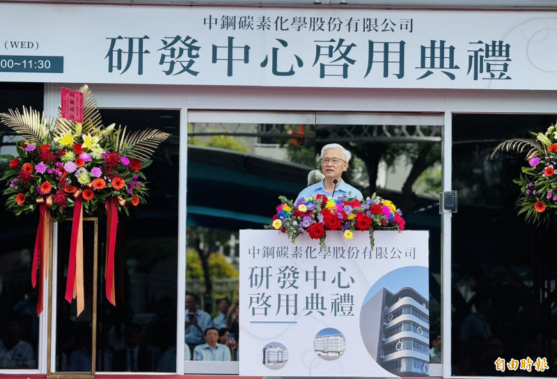 中鋼碳素董事長黃建智。（記者陳彥廷攝）