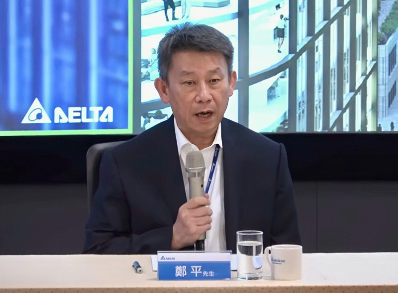 台達電董事長鄭平表示，今年資本支出將提高至約700億元。（記者方韋傑攝）