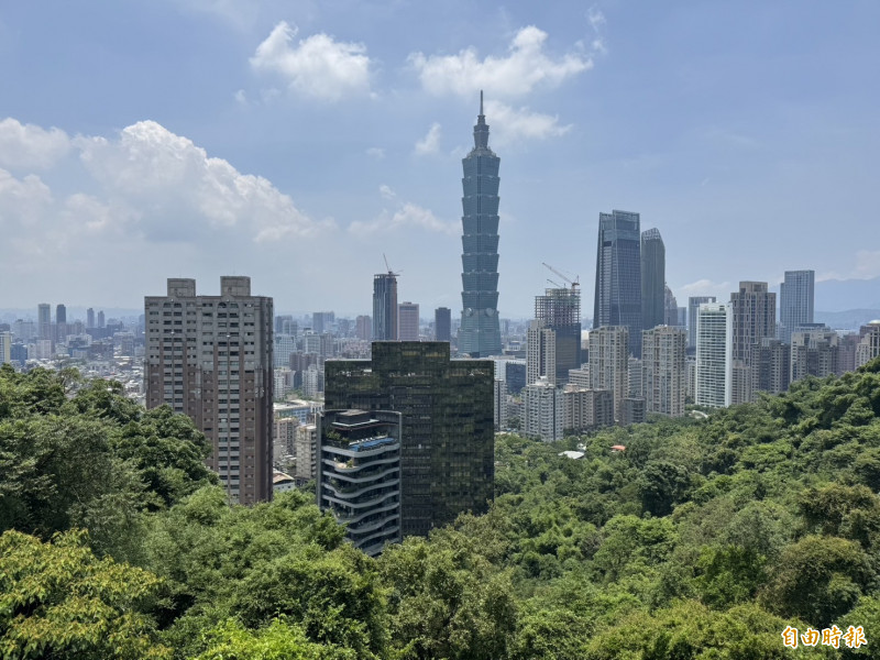台北市房價創新高，顯示資金、買盤往蛋黃區集中、避險的趨勢明確。（記者徐義平攝）