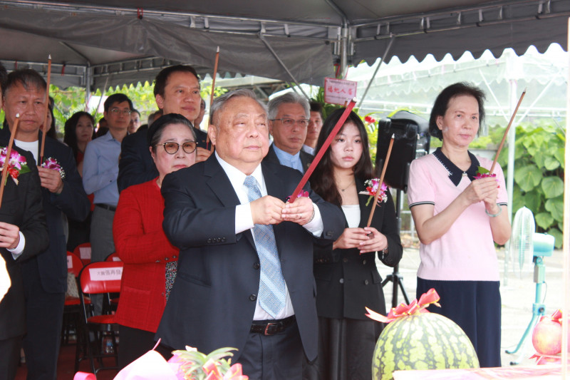 圖中為大鵬科技董事長張再發。（大鵬科技提供）