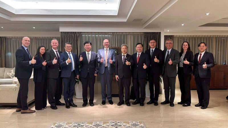 谷立言會晤龔明鑫、劉揚偉 探討台美產業合作