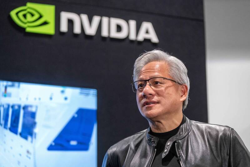 輝達（Nvidia）週三（26日）公布2026年會計年度第2季財報。（美聯社）