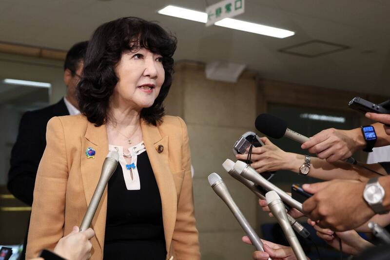 日本財務大臣片山皋月。（彭博資料照）