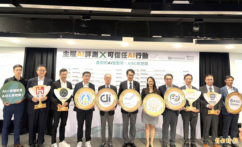 數發部公布主權AI評測結果!3家台灣公司開發模型強攻前20強 雅婷智慧第4名