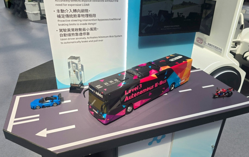 ARTC智慧座艙監控技術 導入國內首輛Level 3自駕電動巴士
