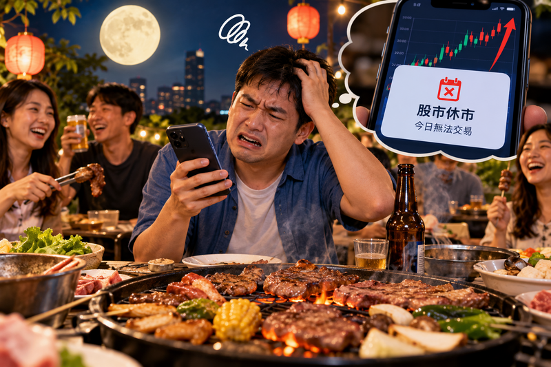 中秋連假台股休市 投資人「手癢」哀號:股票能不能24小時不休息?