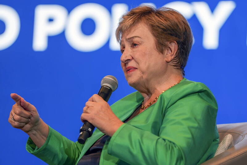IMF總裁喬治艾娃（Kristalina Georgieva）。（歐新社）