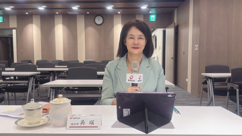 國票金今（19）日舉行線上法人說明會，由總經理吳瑛主持（業者提供）