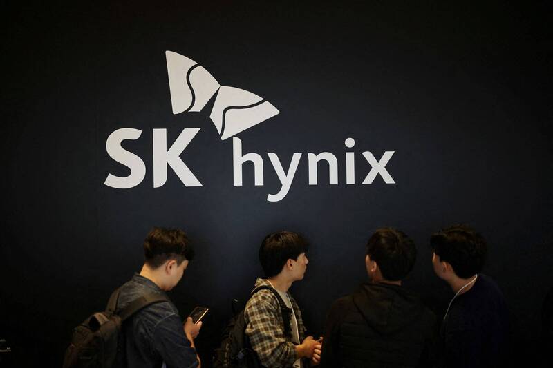 南韓記憶體晶片製造商SK海力士週三（28日）公布Q3財報，單季營收和營業利潤均創下歷史新高。（路透資料照）