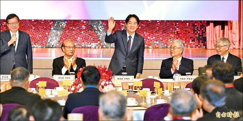 賴清德：新內閣產官學人才合作 續創台灣優勢