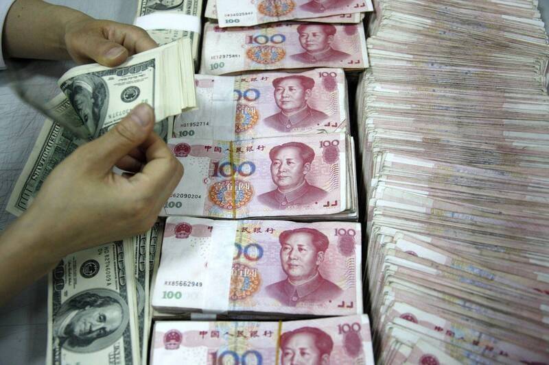 美元回檔也救不回！外資落跑  人民幣慘了