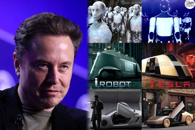 馬斯克被控抄襲！ 經典科幻片《機械公敵》導演用多圖證明