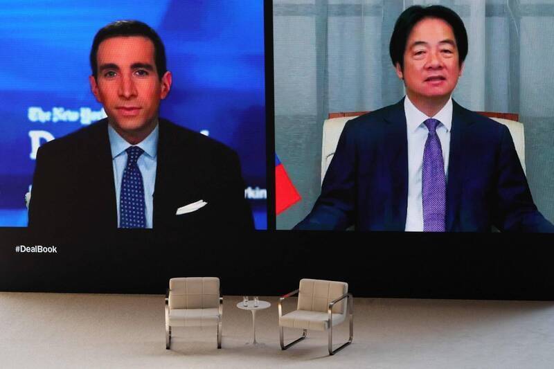 賴清德紐時專訪：當年先進晶圓若到中國  就沒有今天的台灣