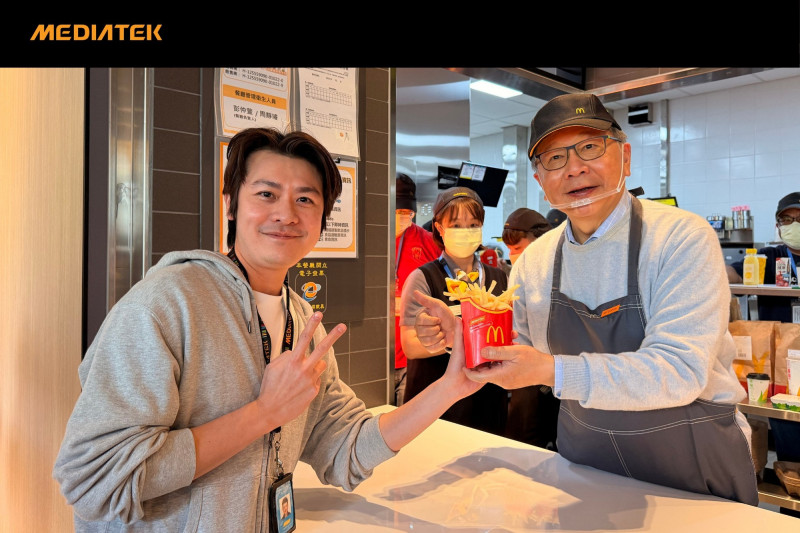 身價最高的台灣麥當勞工讀生！ 聯發科副董蔡力行為員工炸薯條