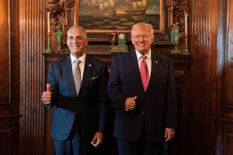 宏都拉斯總統阿斯夫拉會晤川普  照片曝光了